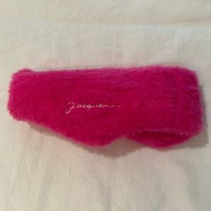JACQUEMUS Pink Le Papier 'Le Bandeau Neve' Headband